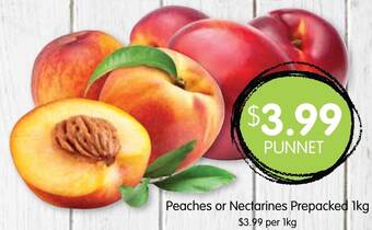 Spudshed Peaches or Nectarines Prepacked 1kg offer