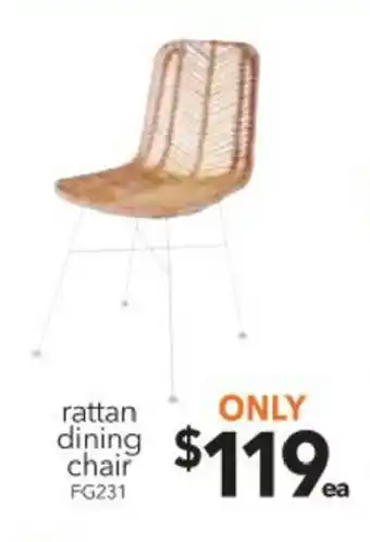 Rattan Dining Chair - FG231