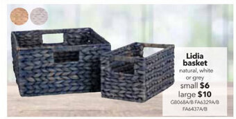 Cheap as Chips Lidia Basket Small offer