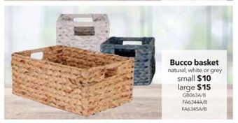 Cheap as Chips Bucco Basket Small offer