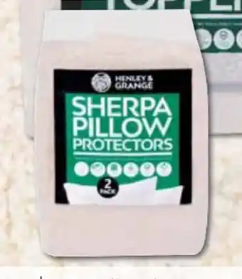 Cheap as Chips Henley & Grange Sherpa Pillow Protector Twin Pack offer