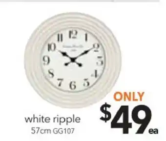 Cheap as Chips White Ripple 57cm - GG107 offer