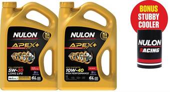 SuperCheap Auto These nulon 6l apex+ engine oils offer
