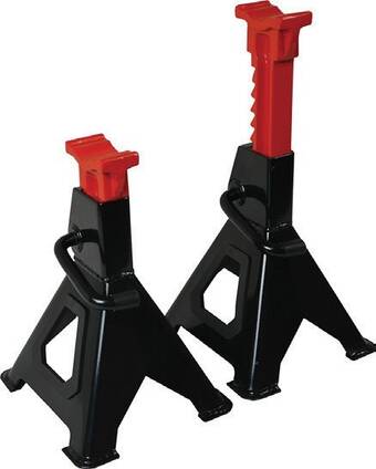 SuperCheap Auto Toolpro 2000kg ratchet car stands offer