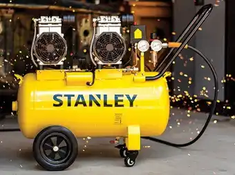 SuperCheap Auto Stanley 2.75hp silenced air compressor offer