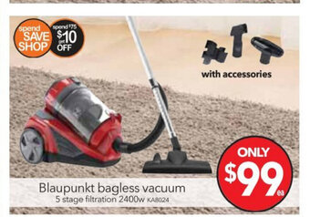 Cheap as Chips Blaupunkt Bagless Vacuum offer
