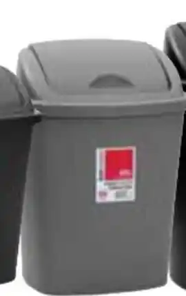 Cheap as Chips Box Sweden Swing Bin Black or Grey 40 Litre offer