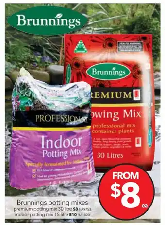 Cheap as Chips Brunnings Potting Mixes - Premium Potting Mix 30 Litre offer