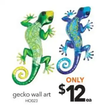 Cheap as Chips Gecko Wall Art - HO023 offer