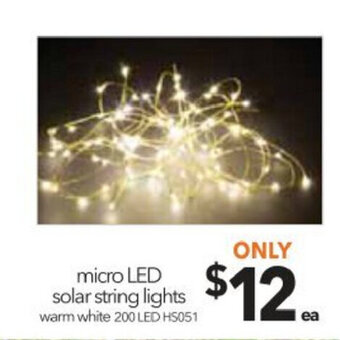 Cheap as Chips Micro LED Solar String Lights offer
