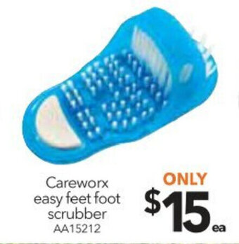 Cheap as Chips Careworx Easy Feet Foot Scrubber offer