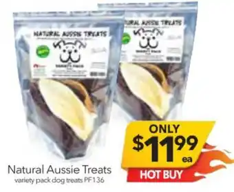 Cheap as Chips Natural Aussie Treats Variety pack Dog Treats offer