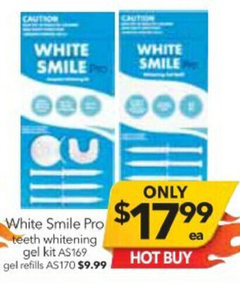 Cheap as Chips White Smile Pro Teeth Whitening Gel Kit - AS169 offer