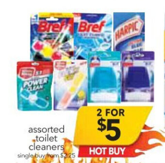 Assorted Toilet Cleaners