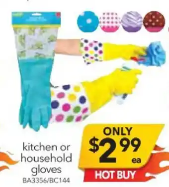 Cheap as Chips Kitchen or Household Gloves offer