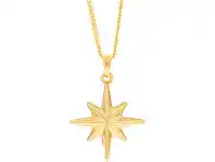 Shiels 9ct Yellow Gold Star Pendant offer