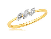 Shiels 9ct Yellow Gold Diamond Ring with 1 Brilliant Cut Diamond offer