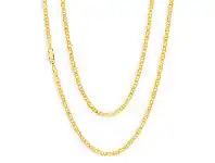Shiels 9ct Yellow Gold Dazzling Anchor Chain offer