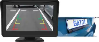 Gator 4.3” display wireless solar powered reverse camera kit