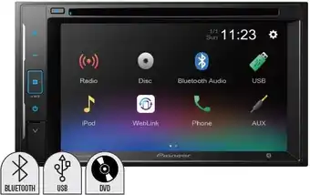 Autopro Pioneer 6.2” av head unit w/ cd & dvd playback offer