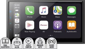 Autopro Pioneer 6.8” av head unit w/ apple carplay, android auto & alexa offer