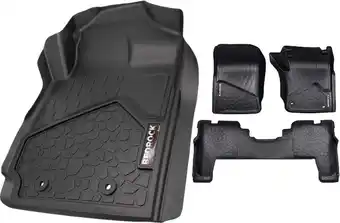 Bedrock front & rear moulded floor liners