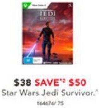 Harvey Norman Star Wars Jedi Survivor offer