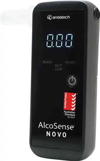 Andatech alcosense novo fuel cell breathalyser