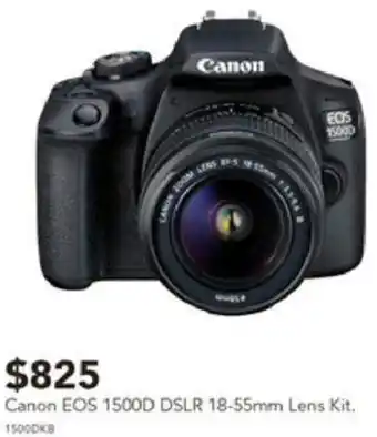 Canon EOS 1500D DSLR 18-55mm Lens Kit