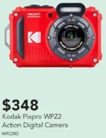 Harvey Norman Kodak Pixpro WPZ2 Action Digital Camera offer