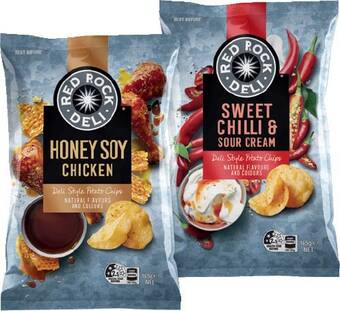 IGA Red rock deli chips 150-165g selected varieties offer