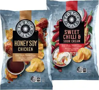 IGA Red rock deli chips 150-165g selected varieties offer