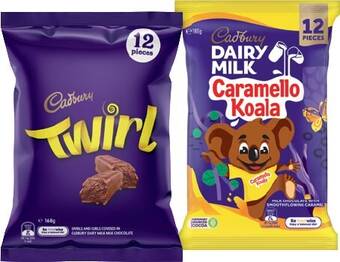 IGA Cadbury share pack 144-180g selected varieties offer