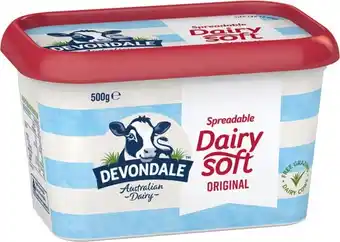 IGA Devondale spreadable butter 500g selected varieties offer