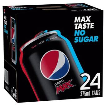 IGA Pepsi, solo or schweppes 24x375ml selected varieties offer