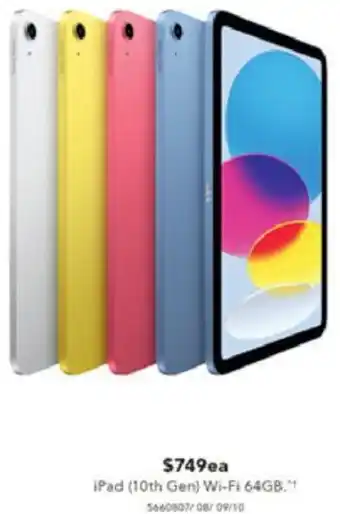 iPad (10th Gen) Wi-Fi 64GB