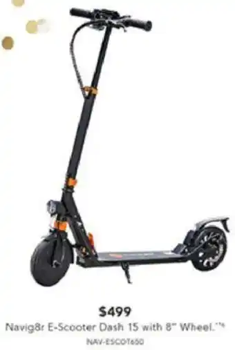 Harvey Norman Navig8r E-Scooter Dash 15 with 8" Wheel offer