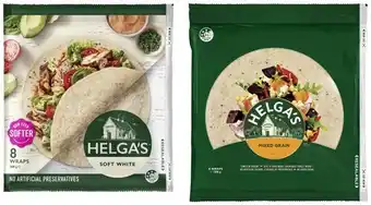 Coles Helga's wraps 445g-508g offer