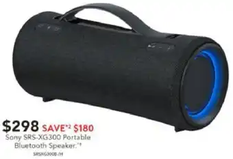 Harvey Norman Sony SRS-XG300 Portable Bluetooth Speaker offer