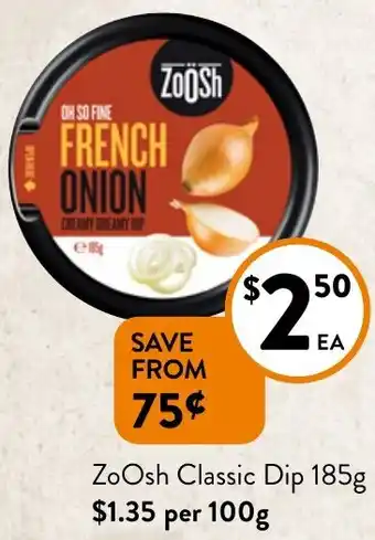 ZoOsh Classic Dip 185g