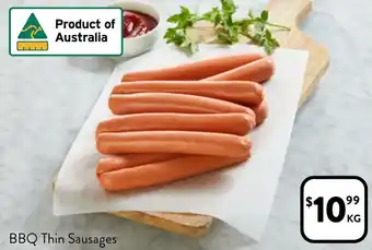 BBQ Thin Sausages