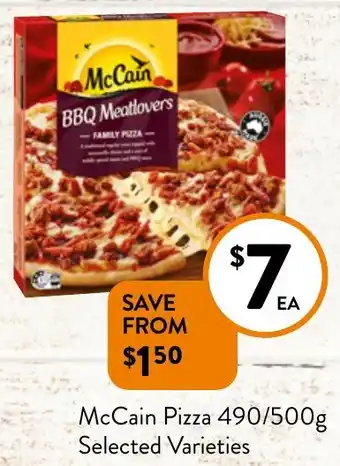 McCain Pizza 490/500g