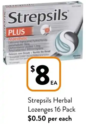 Strepsils Herbal Lozenges 16 Pack