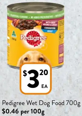 Pedigree Wet Dog Food 700g