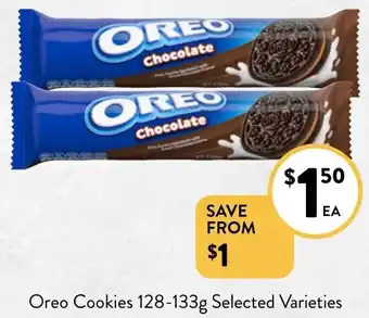 Foodworks Oreo Cookies 128-133g offer