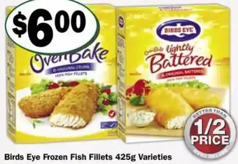 Friendly Grocer Birds Eye Frozen Fish Fillets 425g offer