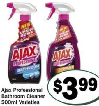 Friendly Grocer Ajax Professional Bathroom Cleaner 500ml offer