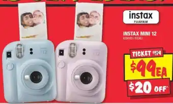 JB Hi-Fi INSTAX MINI 12 offer
