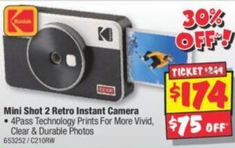 JB Hi-Fi Mini Shot 2 Retro Instant Camera offer