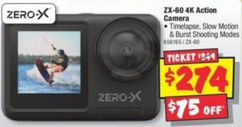 JB Hi-Fi ZX-60 4K Action Camera offer